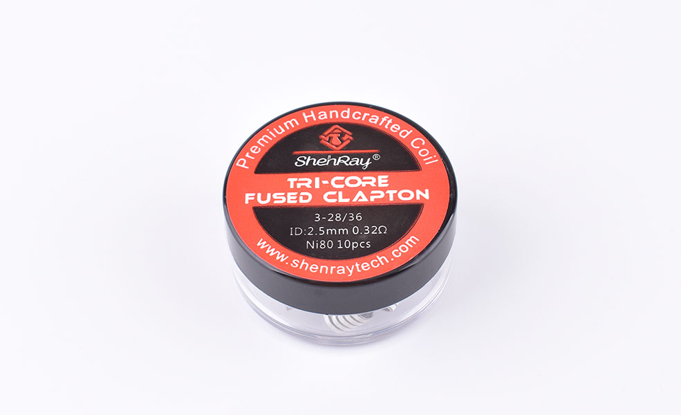 Ni80 0.32ohm Tricore Fused Clapton Coil